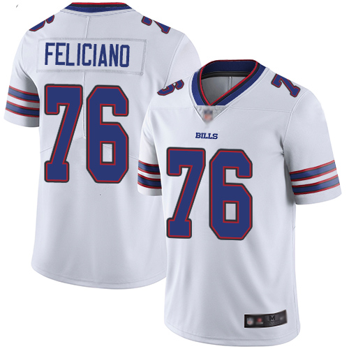 Men Buffalo Bills #76 Jon Feliciano White Vapor Untouchable Limited Player NFL Jersey->buffalo bills->NFL Jersey